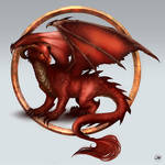 Commission: Alexandra the Red Dragon by Aramisdream