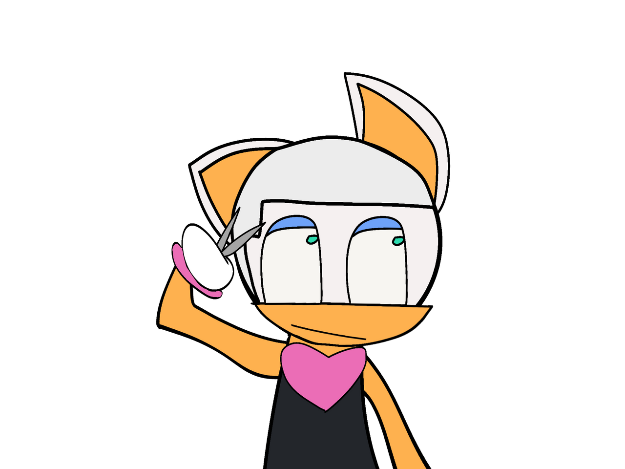 Rouges Haircut by bendy5552 on DeviantArt