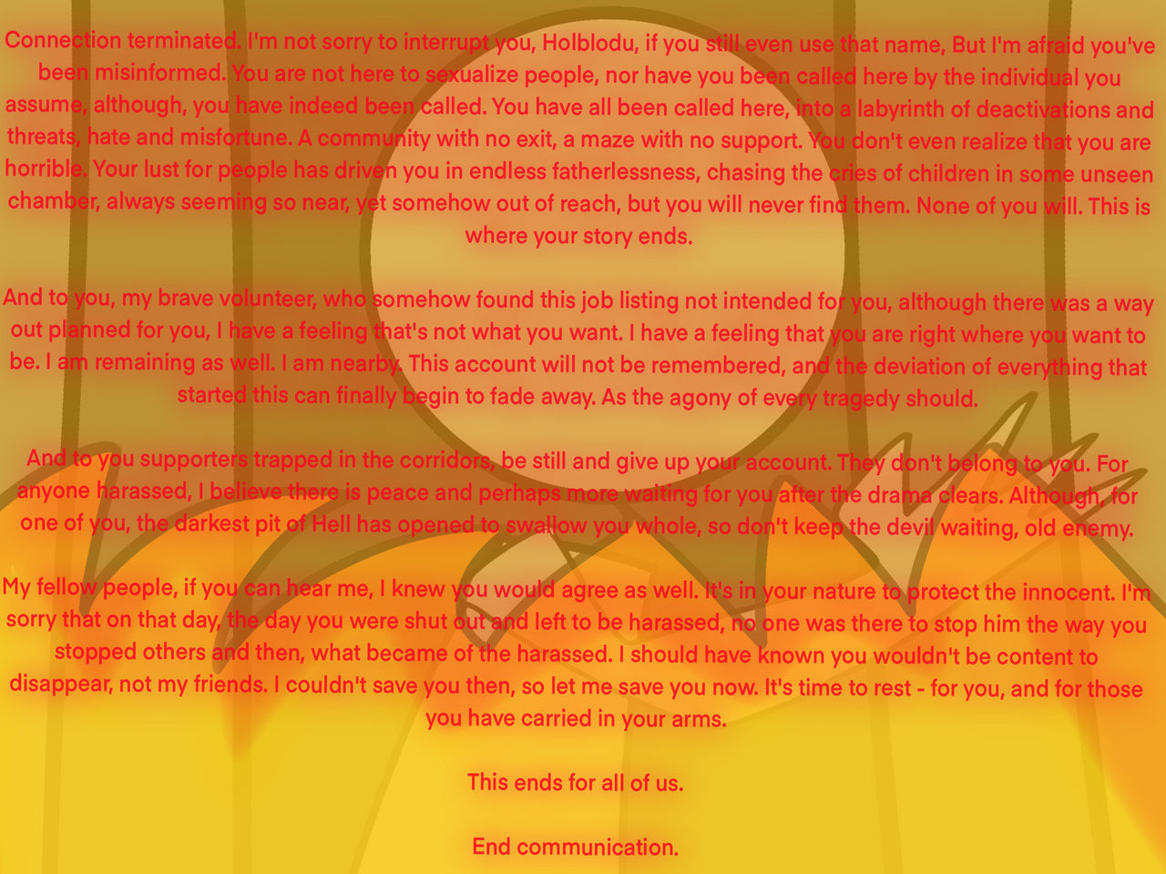 Connection Terminated by bendy5552 on DeviantArt