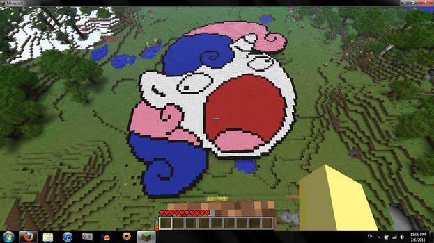 Sweetie Derelle en Minecraft