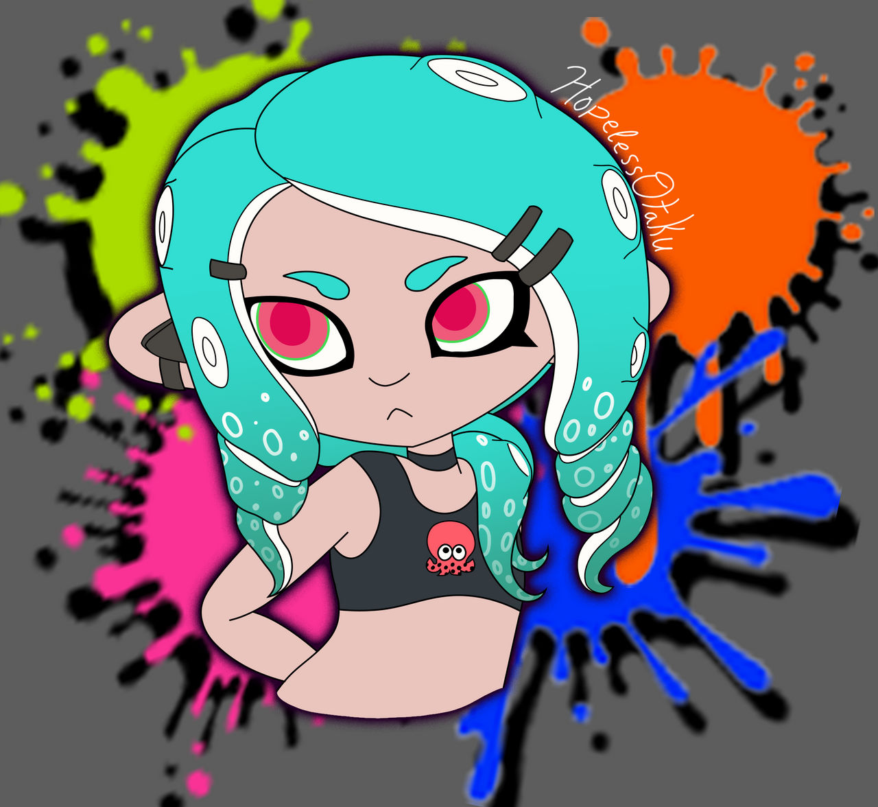 Finished Octoling sketch by HopelessOtaku91 on DeviantArt