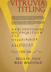 Vitruvia Titling Poster (2016)