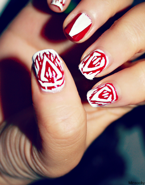 Assassin's Creed 3 Nail Art