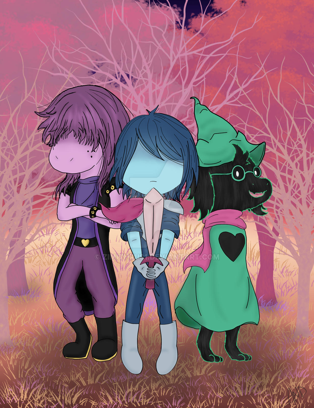 Delta Rune Trio Deltarune Trio by zimithrus1 on DeviantArt