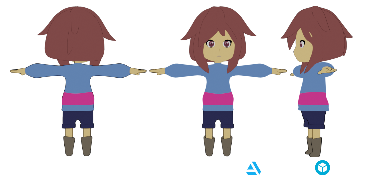 Sprite-character 3D models - Sketchfab