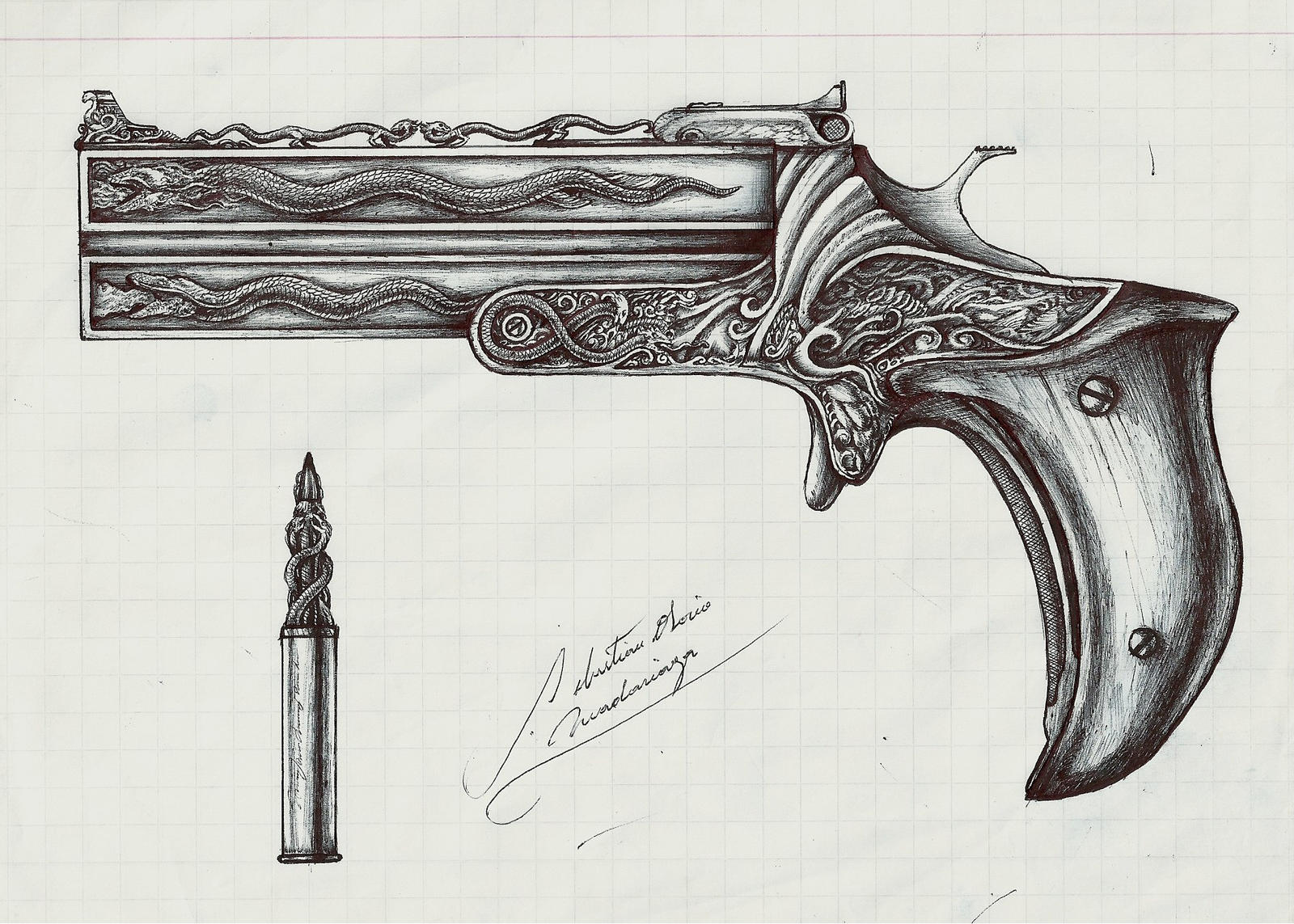 Drawing Dead Ringer Derringer by SebastianOsorio18 on DeviantArt
