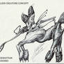 Alien creature concept-Concepto de criatura alien