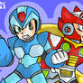 Megaman X and Zero