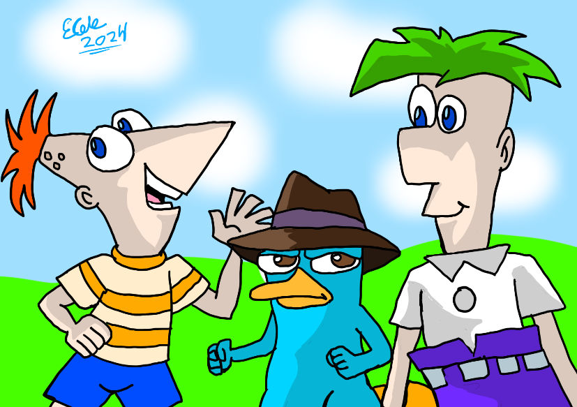 Phineas and Ferb by 80sFanSinceDayOne on DeviantArt