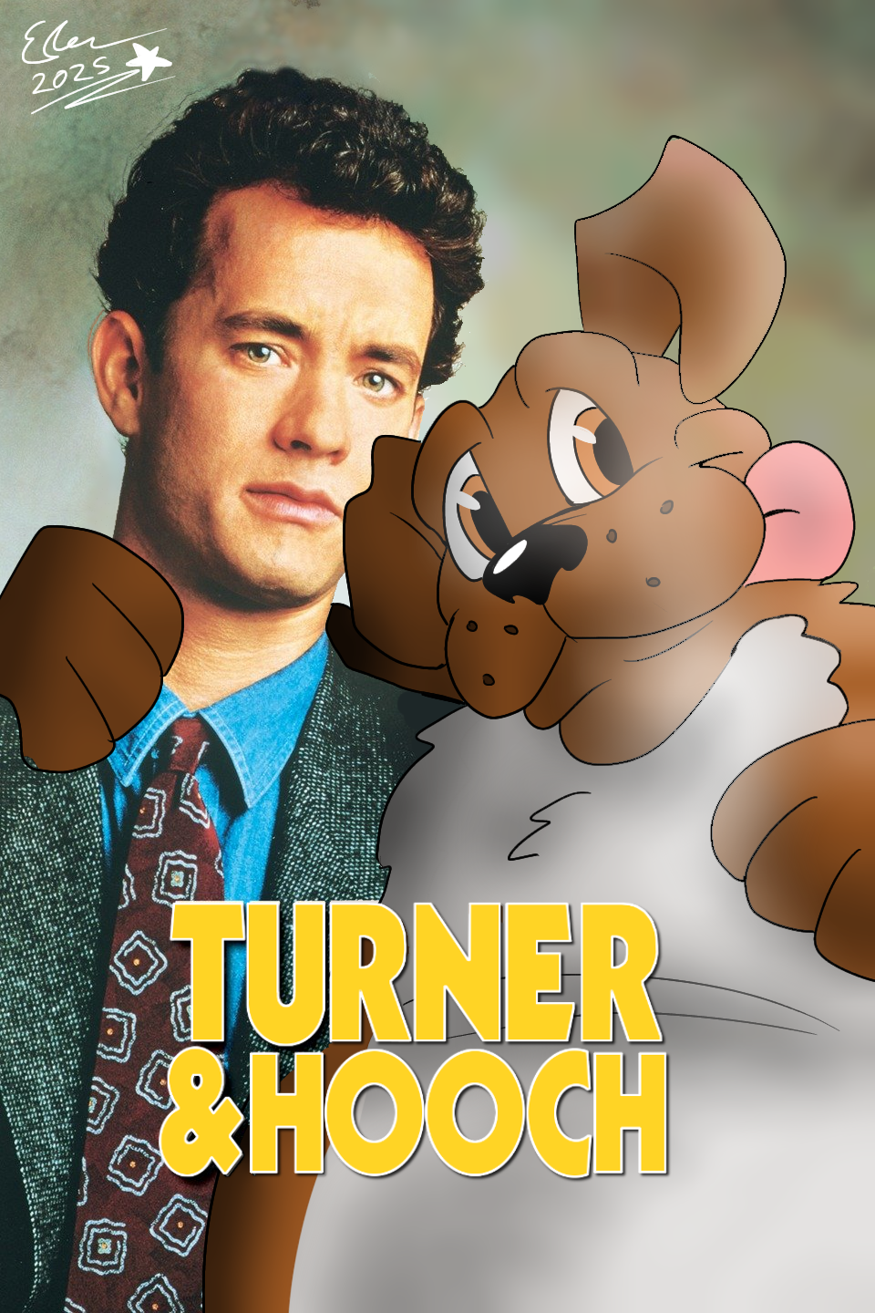 Turner and Hooch (Who Framed Roger Rabbit Style!) by 80sFanSinceDayOne ...