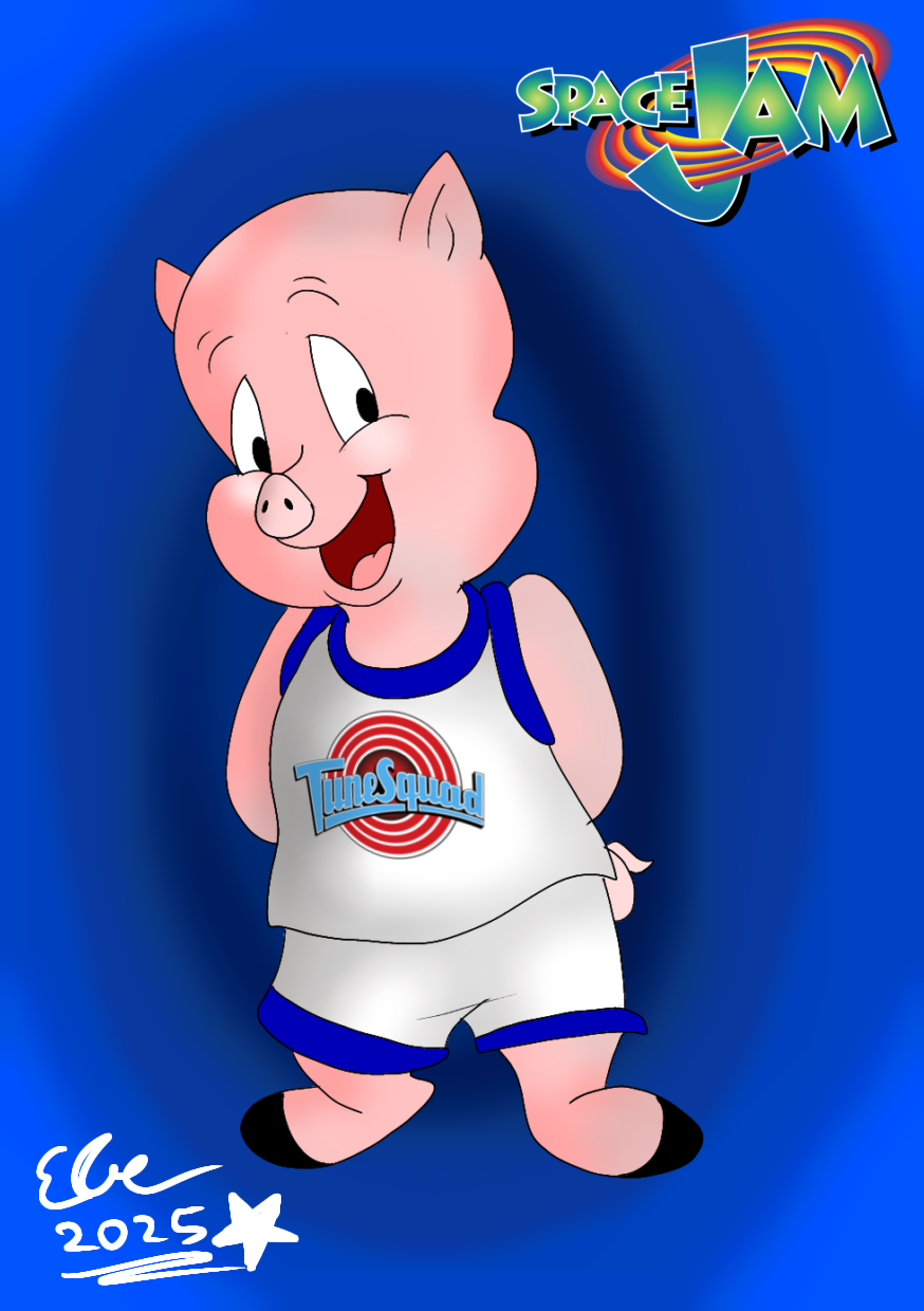 Porky Pig Space Jam By 80sFanSinceDayOne On DeviantArt porky-pig-space-jam-by-80sfansincedayone-on-deviantart