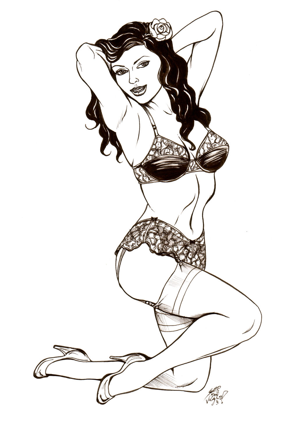 Josie Lingerie Pinup