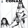 Wonder Woman and Conan #1 Sketch Cover