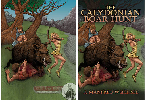 COMMISSION - Calydonian Boar Hunt Cover