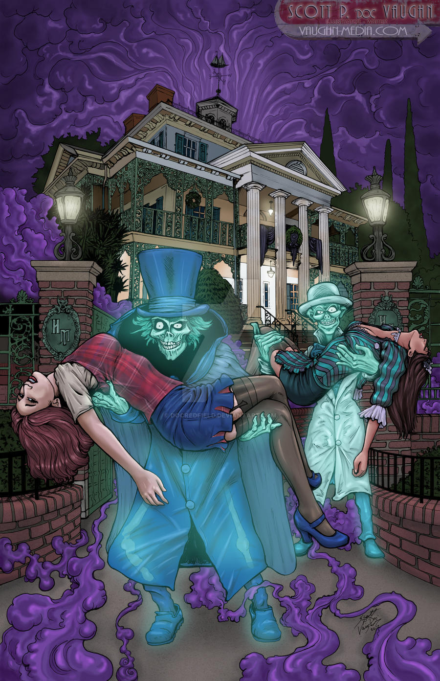 COMMISSION - Hatboxes And Hitchhikers