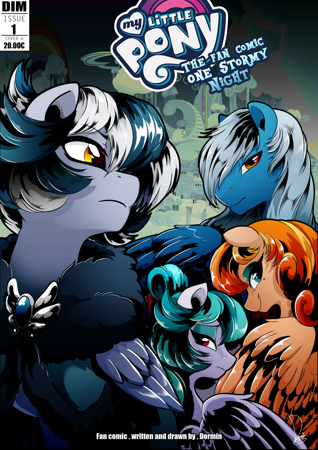 one stormy night comic cover #1 by Dormin-Kanna