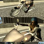 SFM: Isabela on a motorcycle
