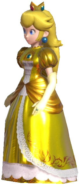 princess peach gold dress Princess Peach as a bee queen warrior in golden armor with a honey dipper and beehive shield, cartoon style on Craiyon