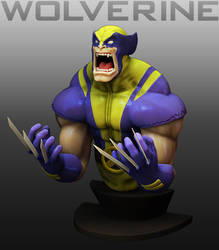 Wolverine Bust