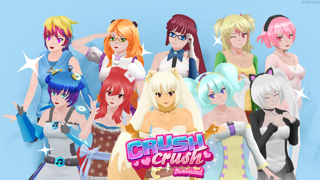 Mmd Crush Crush Characters Download By Xmikuxx On Deviantart