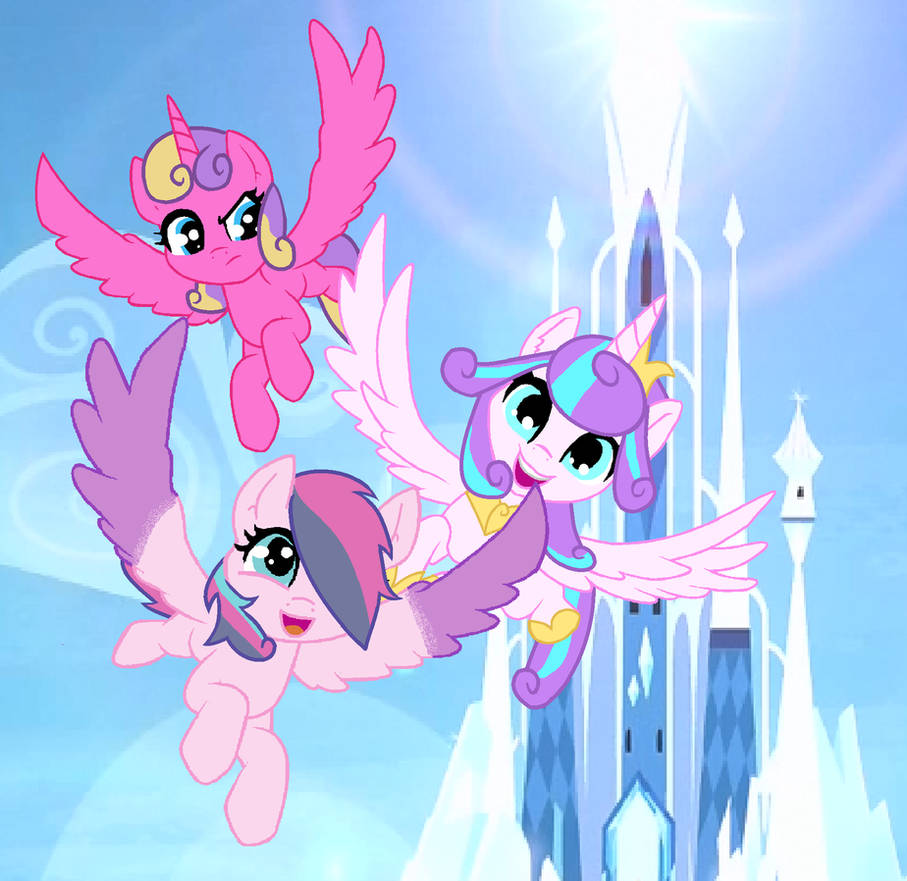 Sisters Flying Lessons (mlp next gen) by Imaginationstudios43 on DeviantArt