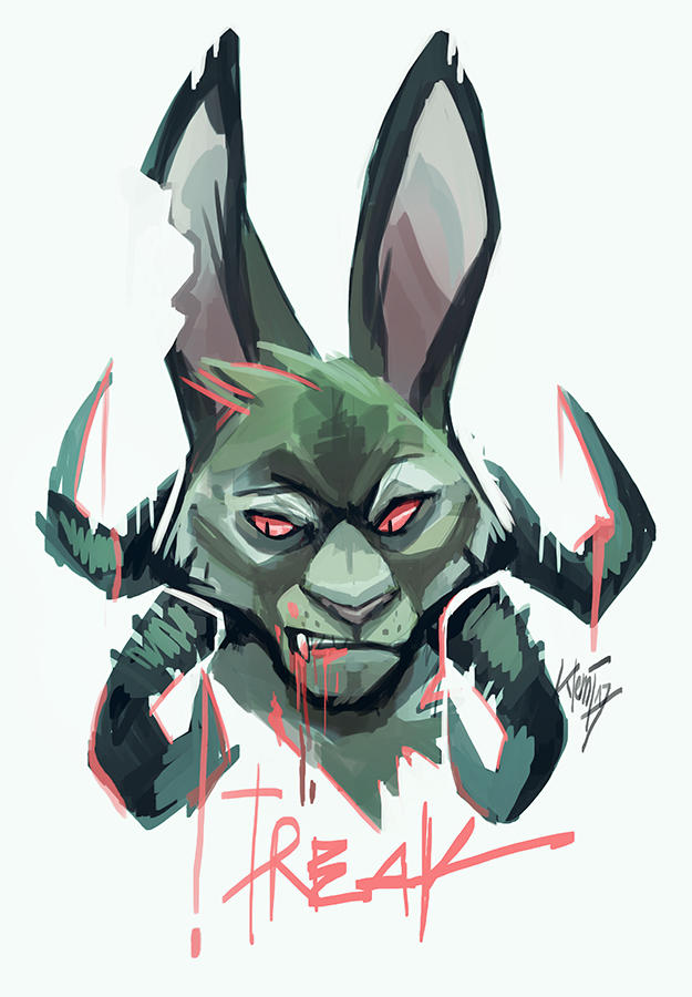 Frecked Rabbit FREAK by CreepyRabbit on DeviantArt