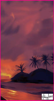 PalmTree Sunset(6February2021)