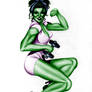 She-Hulk colors by blitzart01