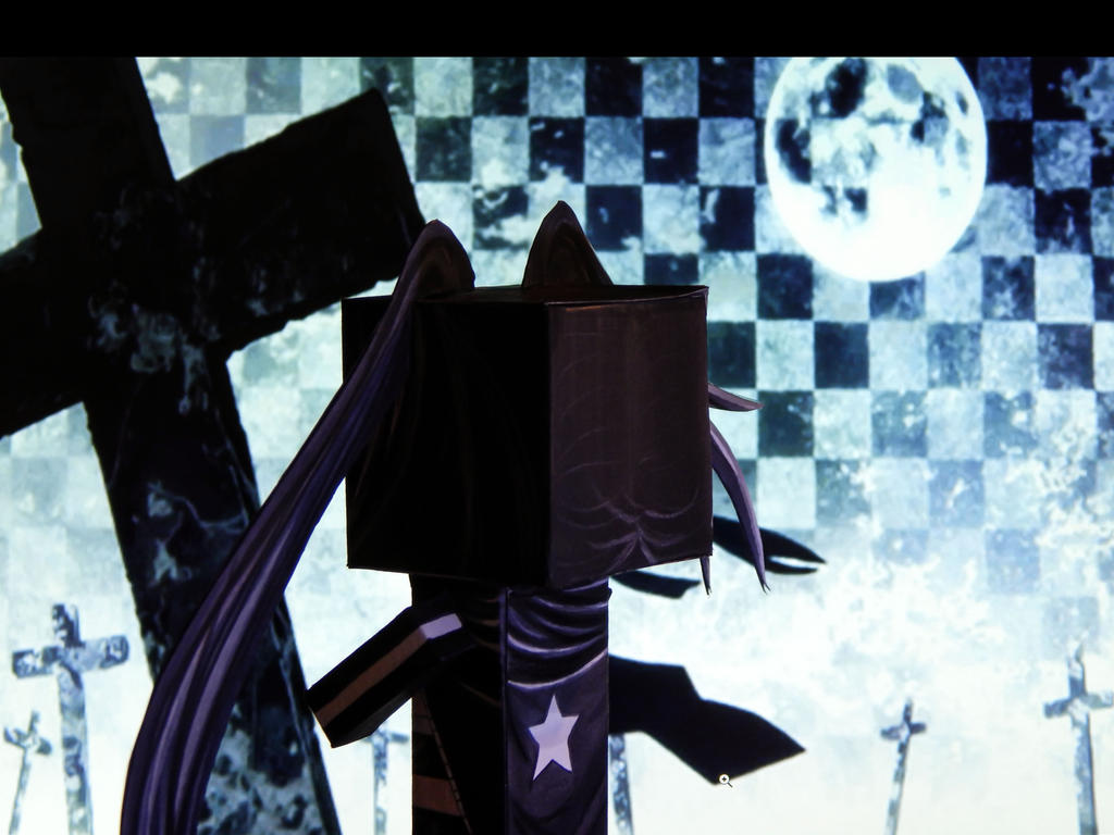 Fanart Black rock shooter - Paper toy  back