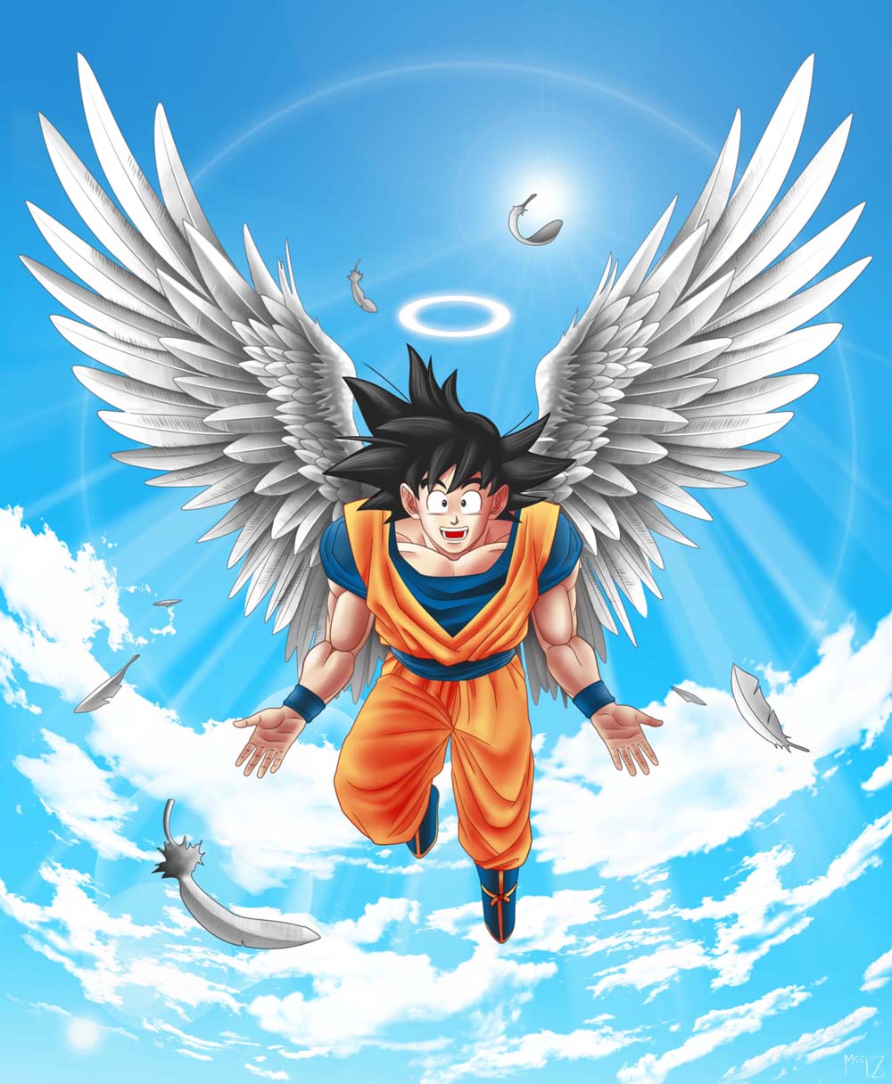 Angel Goku by MIKELopez on DeviantArt