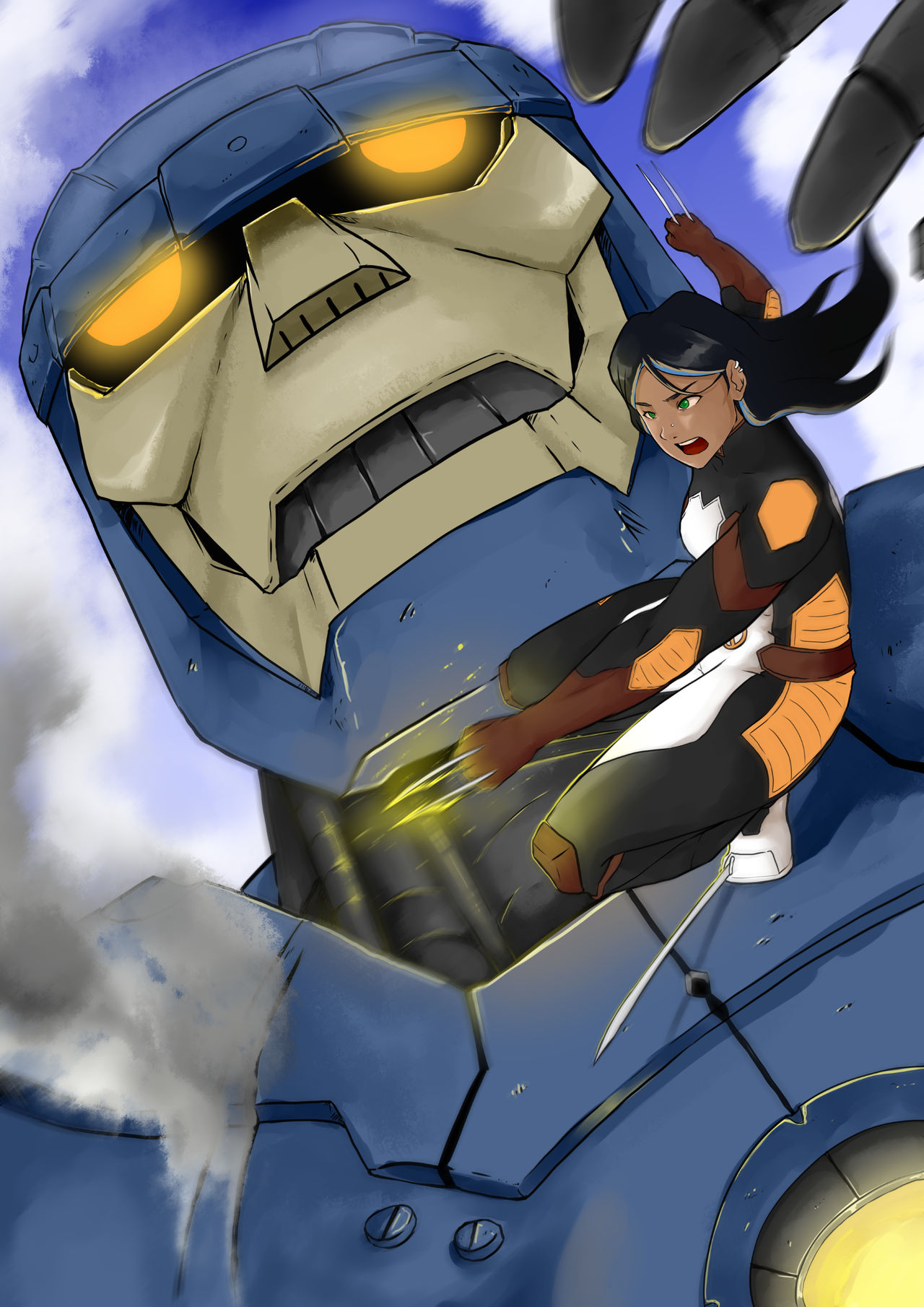 Talon vs sentinel (Laura Kinney/x23 action scene) by AlasterBoneman on ...
