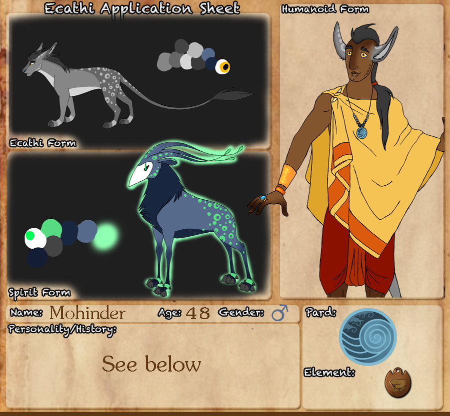 Mohinder Ecathi Ref Sheet RETIRED