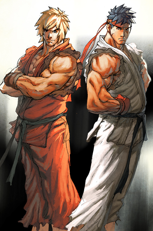 ryu and ken by TeoGonzalezColors on DeviantArt