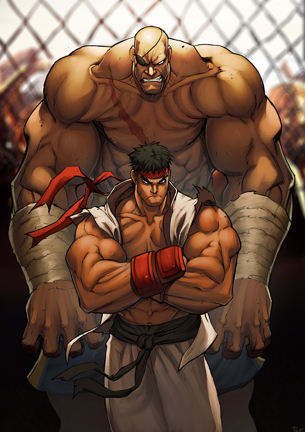 FIGHT street fighter sagat