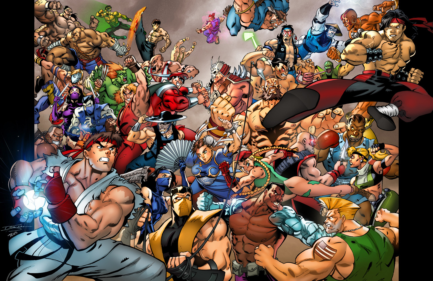 DC/Marvel vs Street Fighter/Mortal Kombat by BLA5T3R on DeviantArt