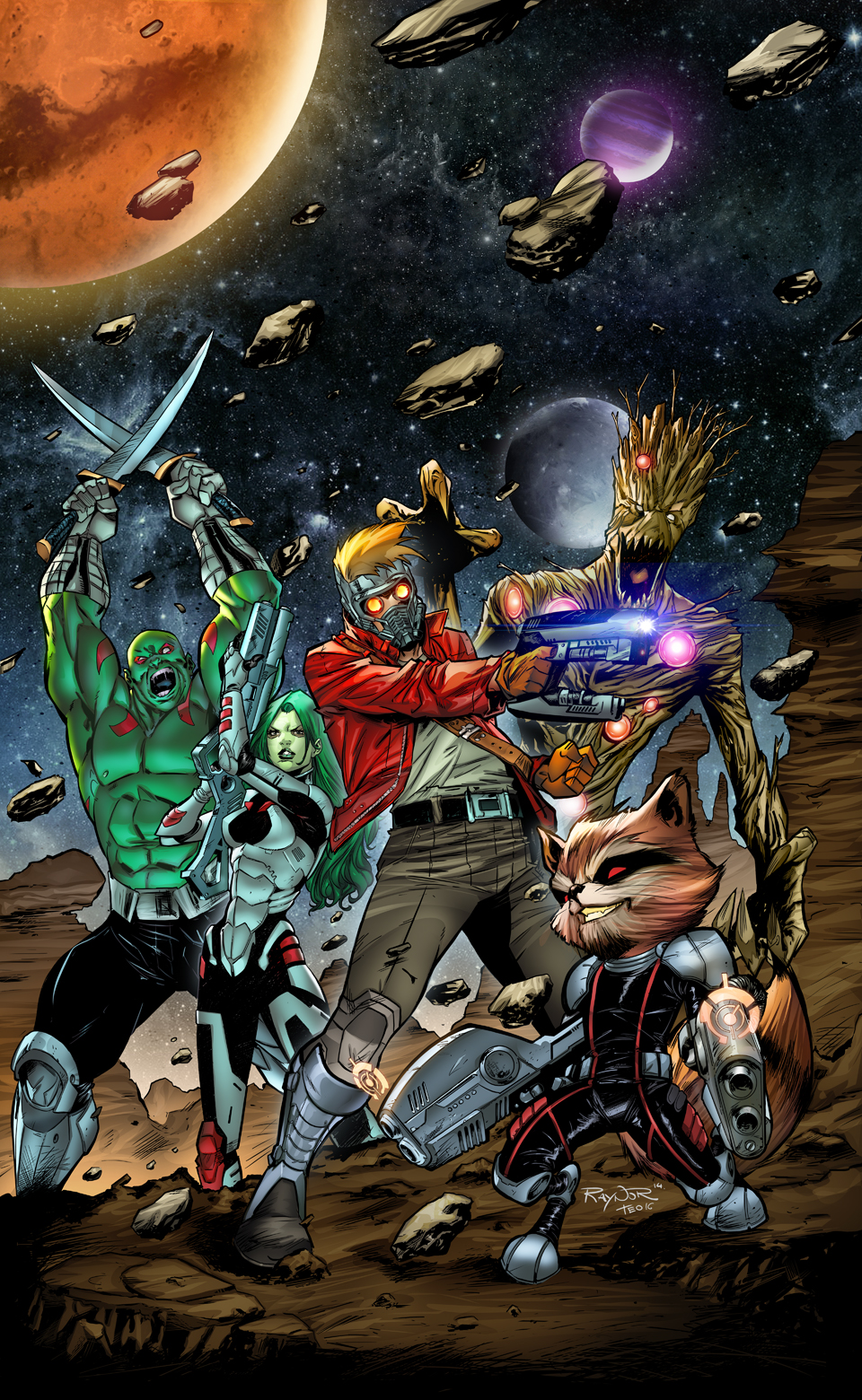 Guardians Of The Galaxy by Peskykid