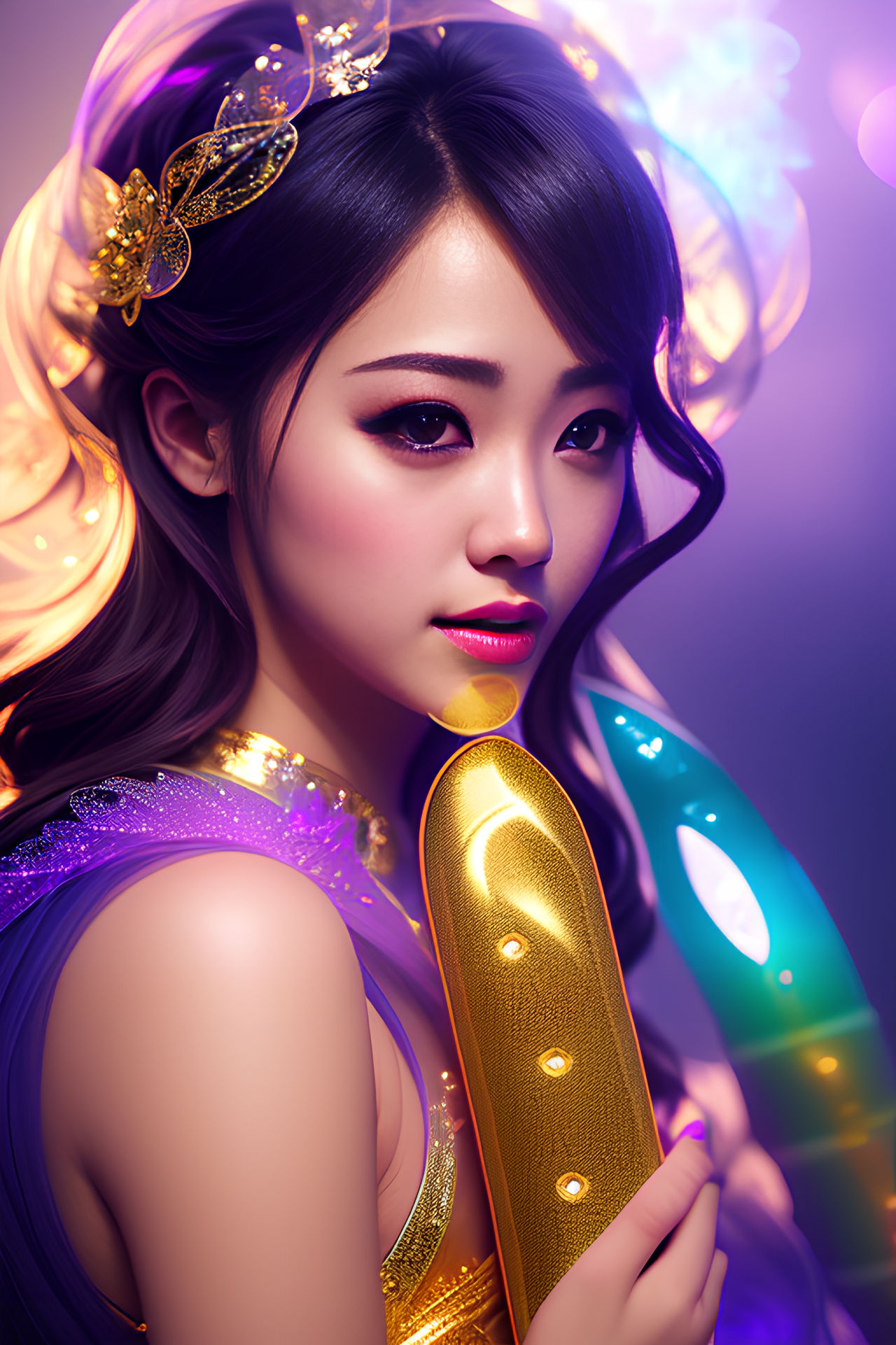 Stunning Woman With A Shiny Gold Dildo By Oldjackburton3dAIart On stunning-woman-with-a-shiny-gold-dildo-by-oldjackburton3daiart-on