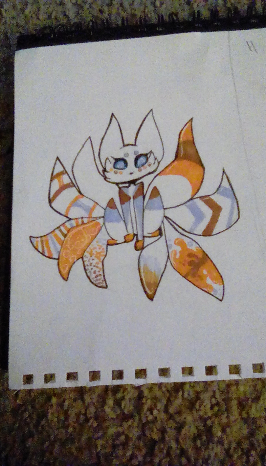 Three color challenge, Kitsune! by Telltale-the-Wendigo on DeviantArt