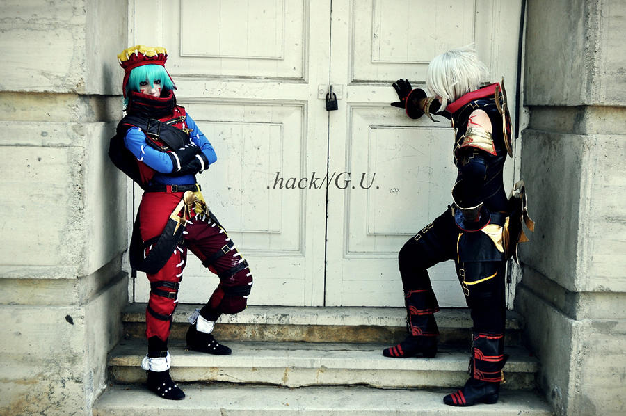 Hack Azure Kit .hack G.U. - Azure Kite and Haseo by HauntedKing on DeviantArt