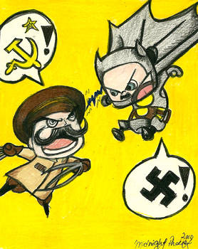 Stalin Wolverine V. Bat Hitler