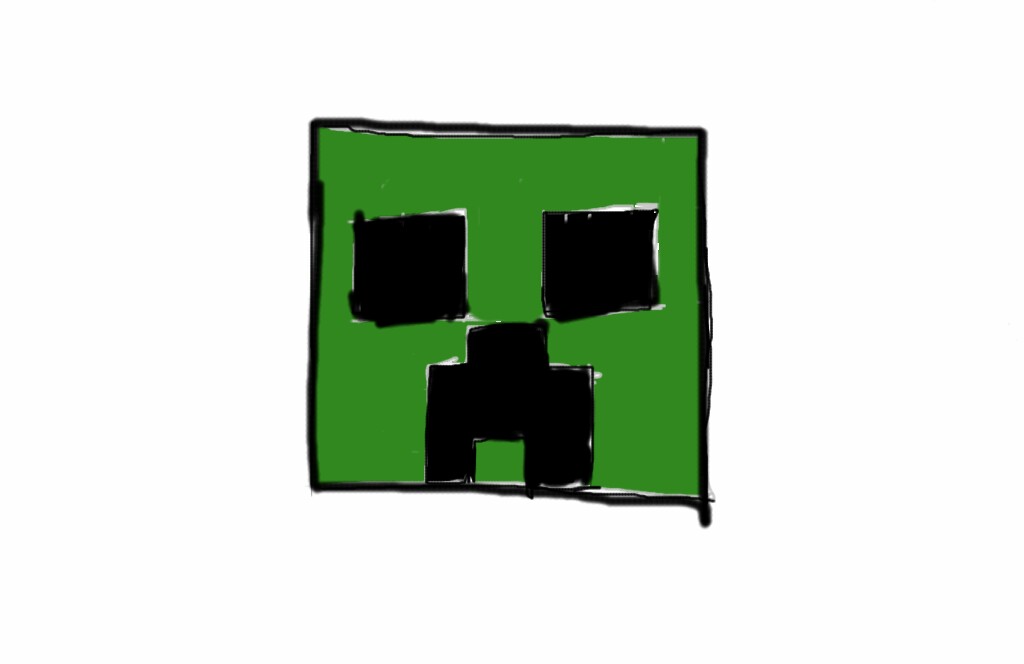 Minecraft - Creeper Face by H-Bong on DeviantArt