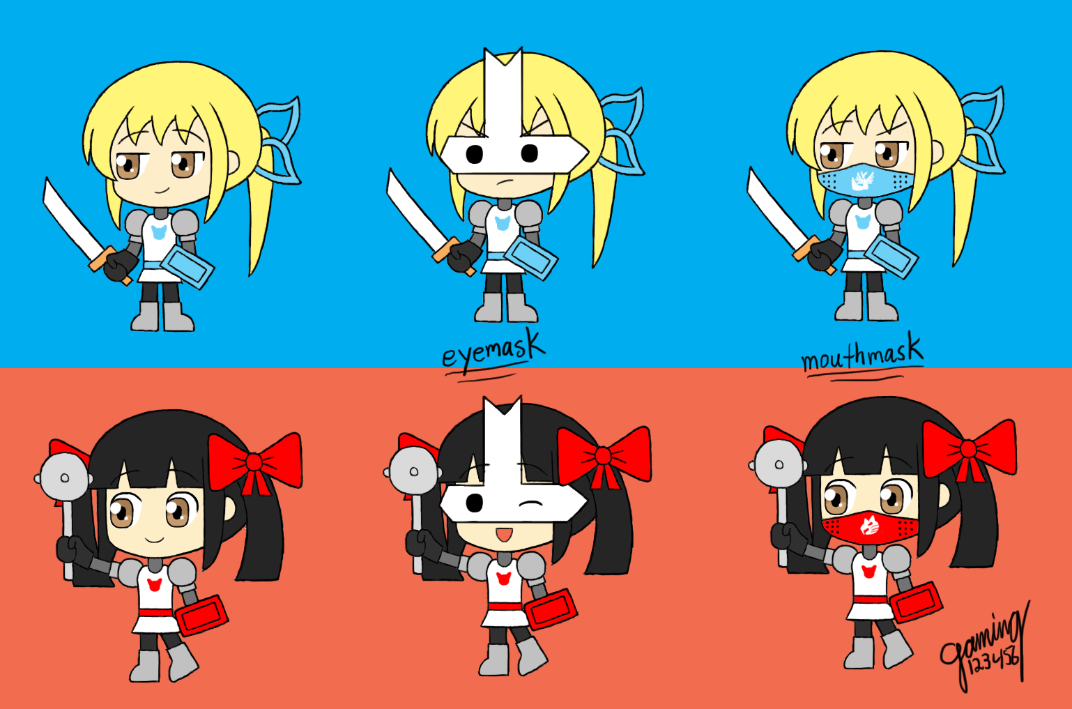 funky Castle Crashers by TheWhistlingDemigod on DeviantArt