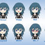 Fire Emblem Three Houses *Byleth Expression Sheet*