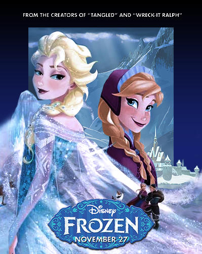 Frozen 2D Trailer Poster (Custom-made)