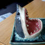 Shark Plate, New Glaze! (close up)