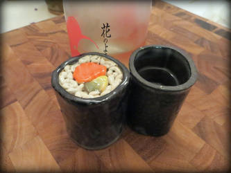Sushi Saki Cups
