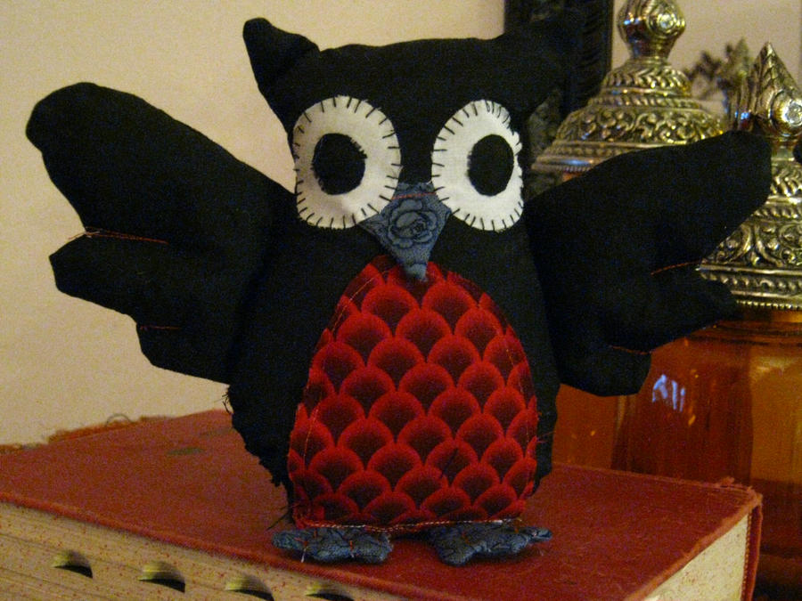 Black Owl Plushie