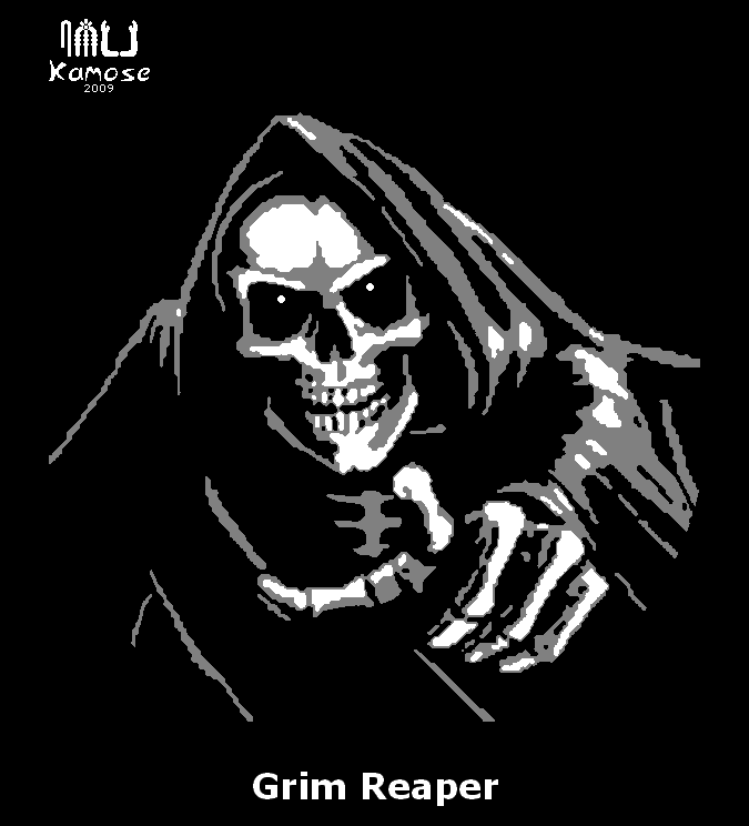 Grim Reaper Pumpkin Pattern