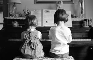 Girls at Piano