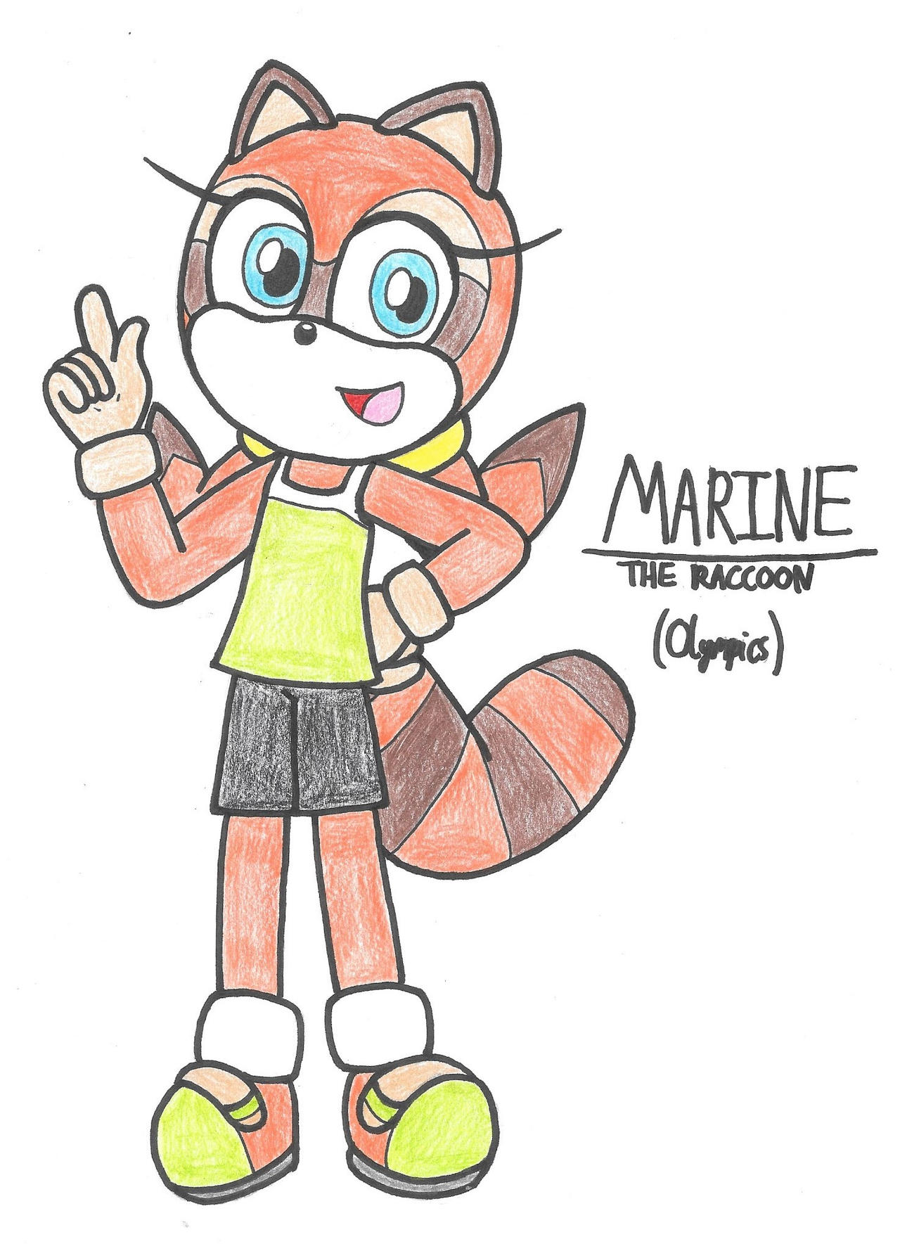 Mari Racoon Marine the Raccoon (Olympics) by WeatherUS1549 on DeviantArt